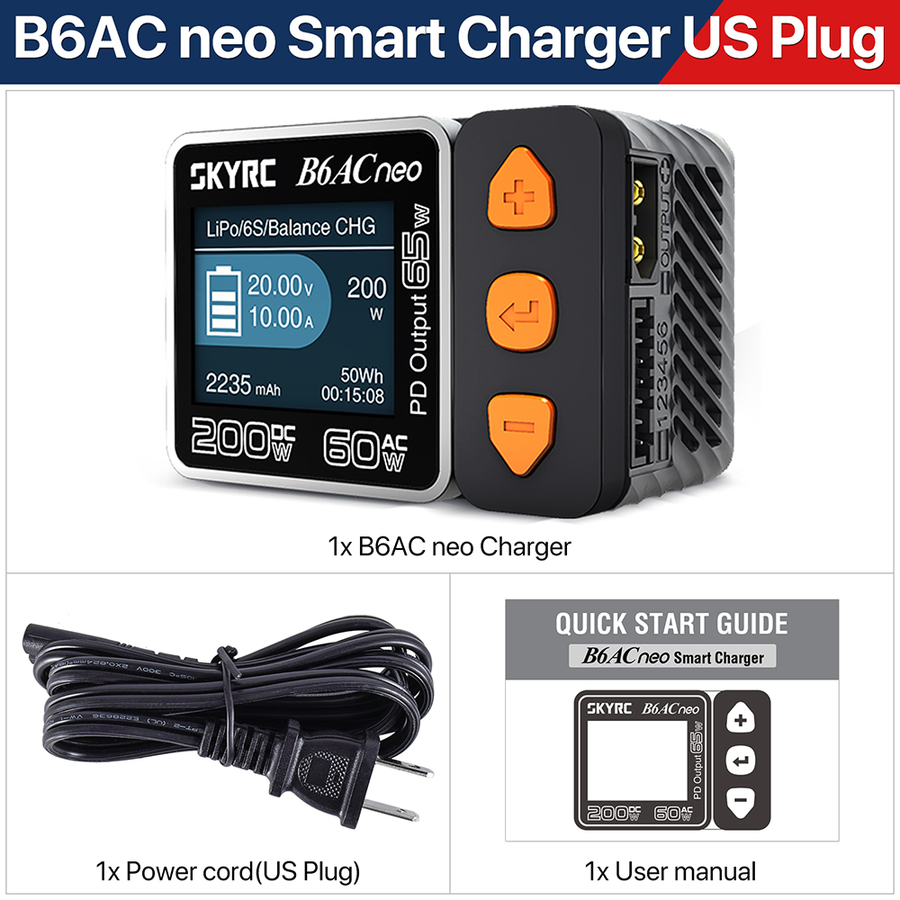 SKYRC B6ACneo Charger DC 200W  - Skyrc B6 Neo Smart Charger ulasan dan harga