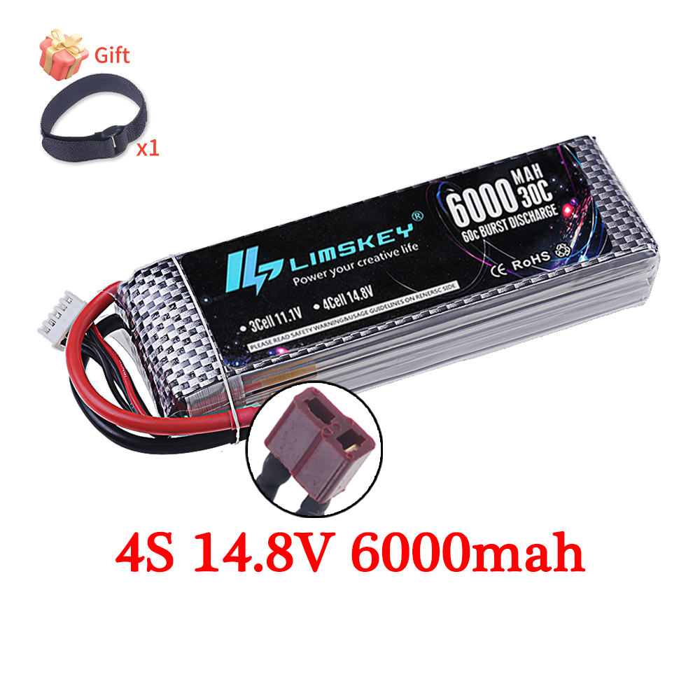 7.4V 11.1V 14.8V 22.2V 6000mAh - 4S Lipo Battery 14.8V 6000Mah ulasan dan harga