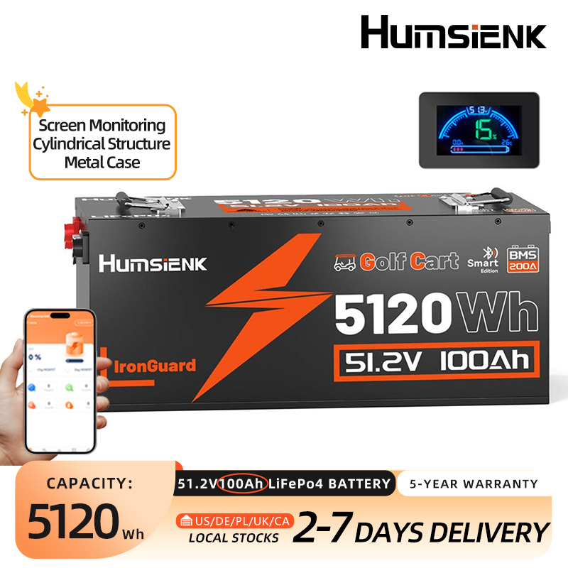 Humsienk LiFePO4 Battery 48V 1 - Lifepo4 12V 100Ah Bms Bluetooth ulasan dan harga