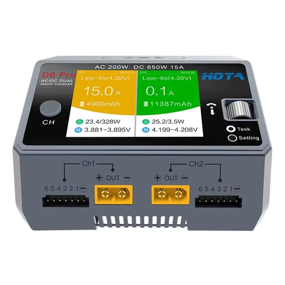 HOTA D6 Pro Dual Channel Charg - Hota D6 Pro Dual Lipo Charger ulasan dan harga