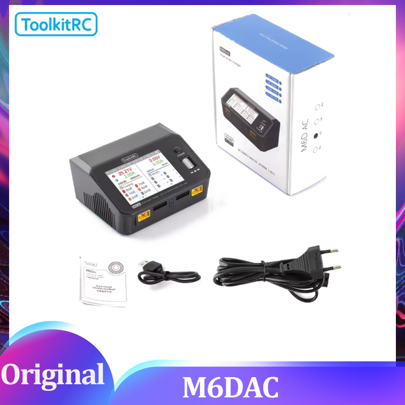 ToolkitRC M6DAC Dual Channel S - Toolkitrc M6Dac Smart Charger ulasan dan harga