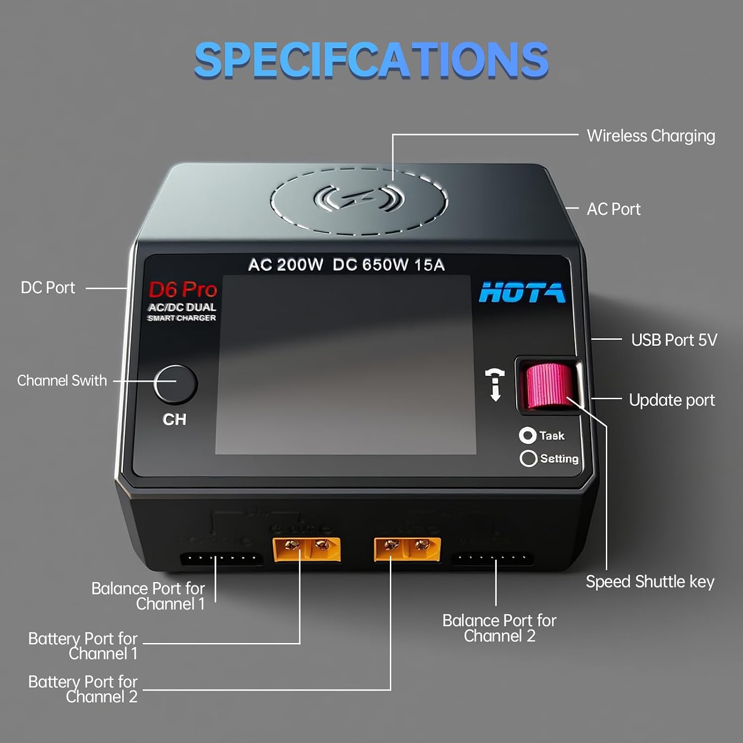 HOTA D6 Pro Lipo Battery Charg - Hota D6 Pro Dual Lipo Charger ulasan dan harga