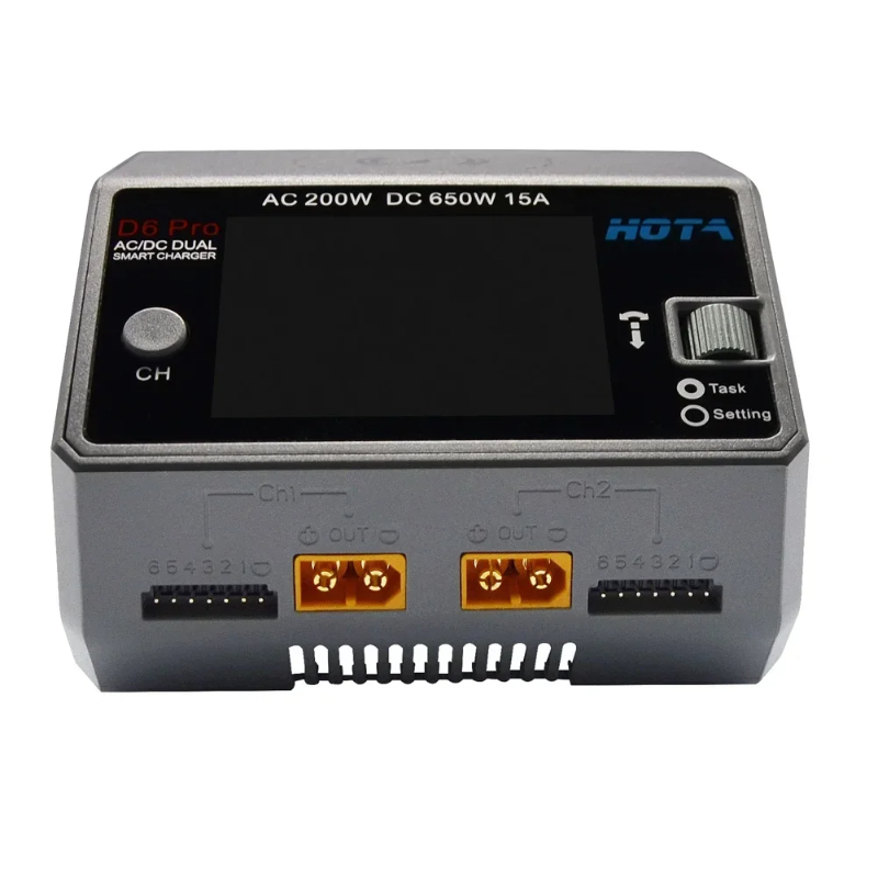 HOTA D6 Pro 650W Dual Channel  - Hota D6 Pro Dual Lipo Charger ulasan dan harga